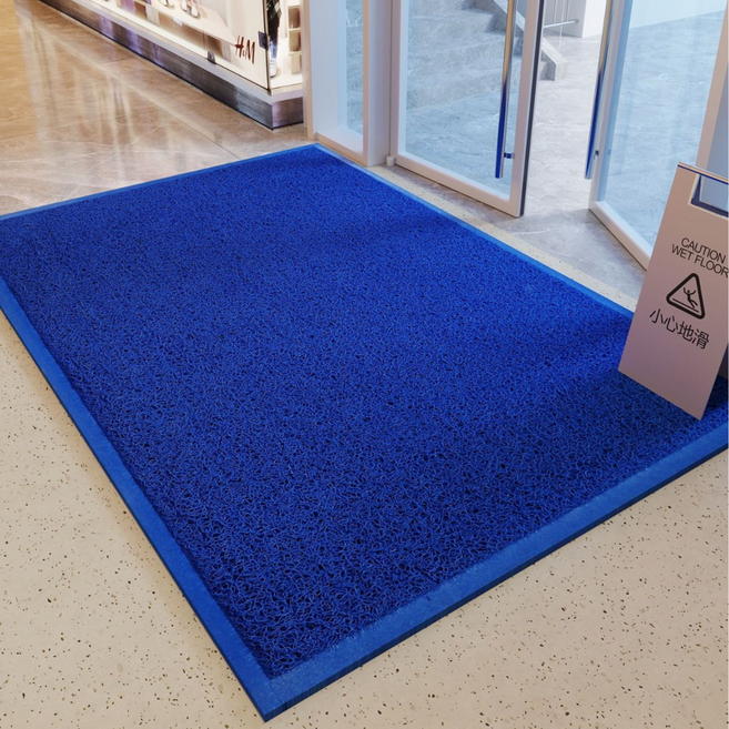 난리시스터즈 도어매트 업소용 현관매트, 블루, 1개