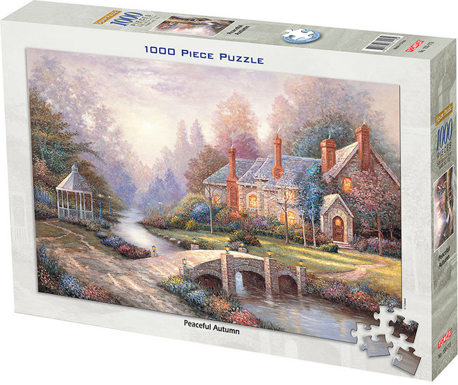 평화로운 가을 직소퍼즐 TMX-100-113, 혼합색상, 1000피스, 1개