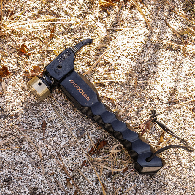 아이두젠 다용도 와일드 그립 캠핑 팩 파운딩 해머 작업용 망치, 블랙, 1개