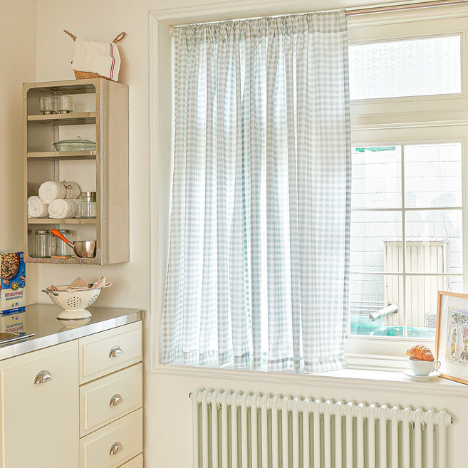 데시뉴 체크러버 가리개커튼