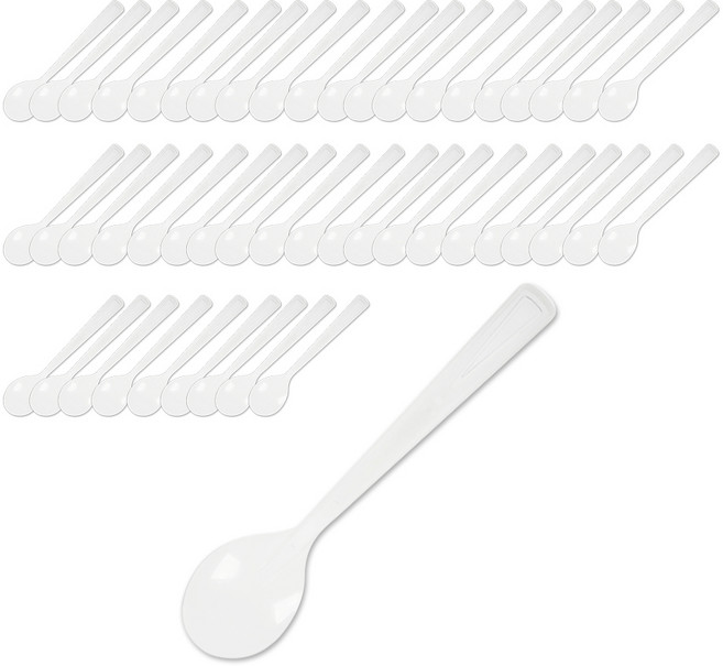 개별포장 숟가락, 1개입, 50개