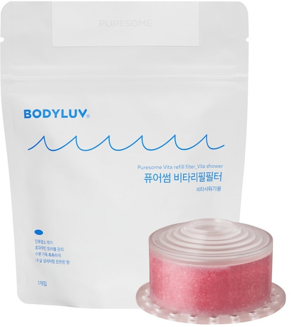 퓨어썸 비타 샤워기 리필필터, 1개, 플라워가든