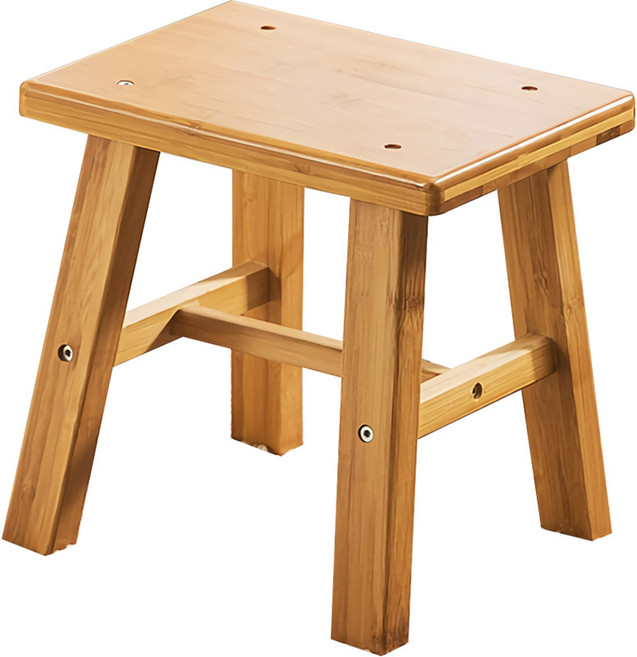 밴프 원목 미니 스툴 사각 240, 우드, 1개