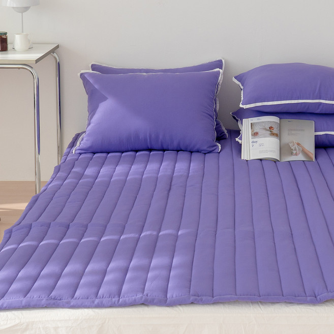 그래이불 부드러운 카스테라 워싱 항균 다운필솜 침대패드, 베리페리