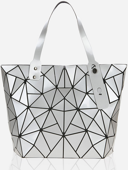 끄레앙 여성용 큐브 프리즘 데일리 토트 숄더백 7188