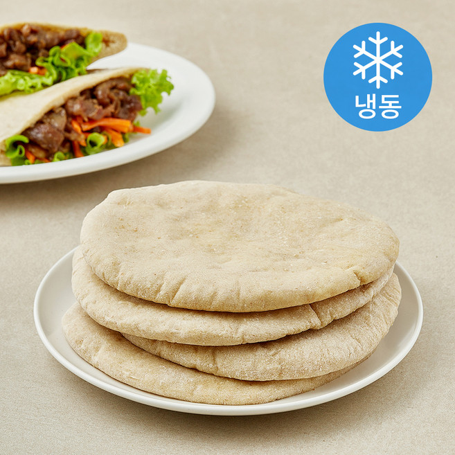 브로드카세 저당 포켓 브레드 1 (냉동), 90g, 1개, 4개입