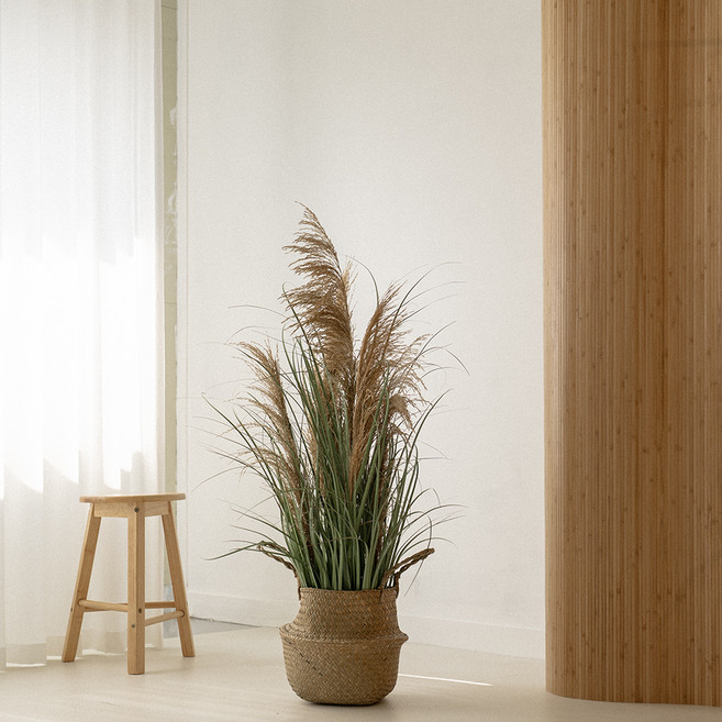 플라우스302 조화 팜파스 갈대 90cm, 혼합색상, 1개