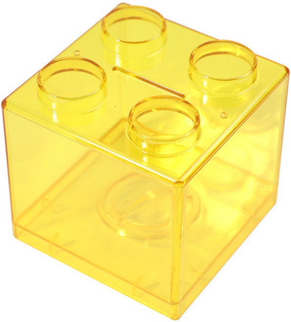 티지컴퍼니 블록 저금통, 옐로우, 1개