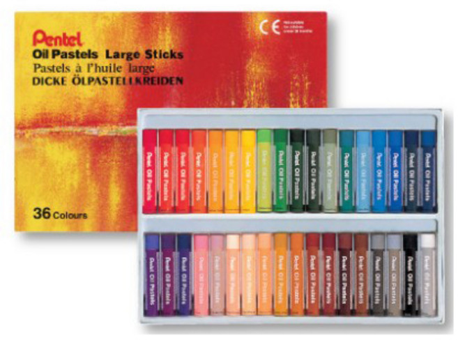 펜텔 오일파스텔, 36색, 1개