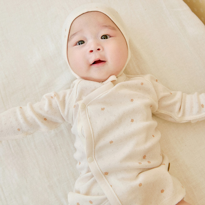 Bamboo Bebe 寶寶花朵紗布衣