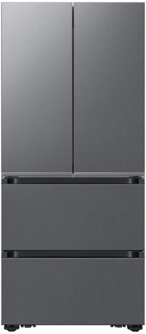 삼성전자 Bespoke AI 김치플러스 490L 스탠드형 4도어 김치냉장고 방문설치, 에센셜 다크메탈, RK70F49M2DD