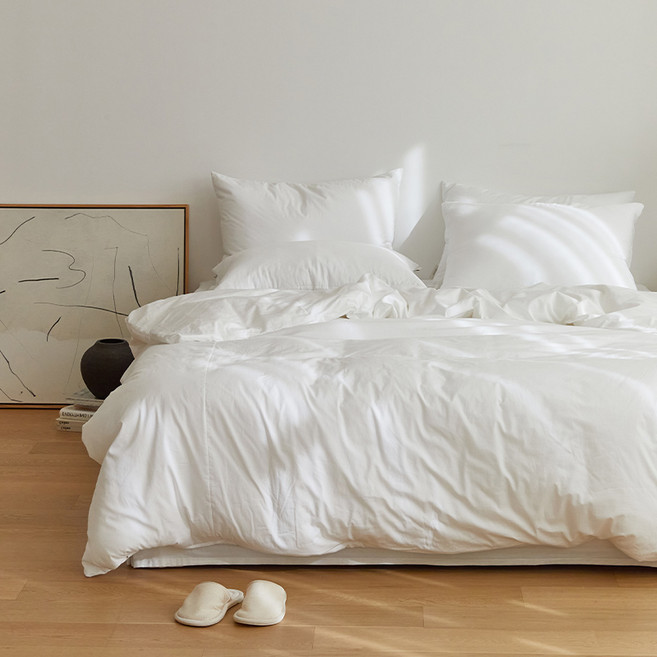 마틸라 고밀도순면 호텔 100수 패딩 이불커버 + 베개커버 세트