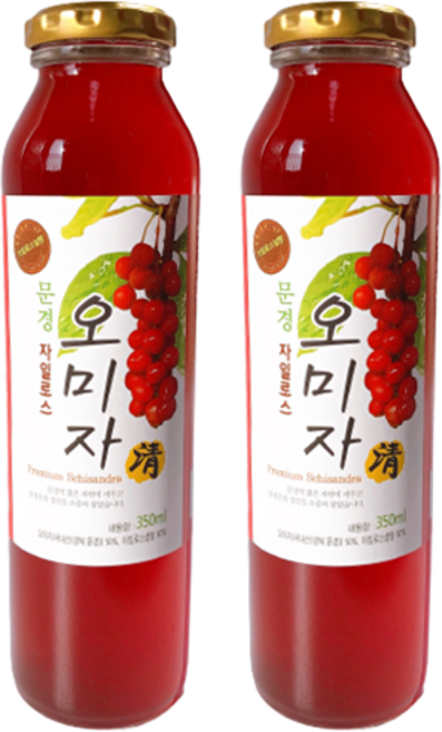 문경 자일로스 오미자청, 350ml, 1개입