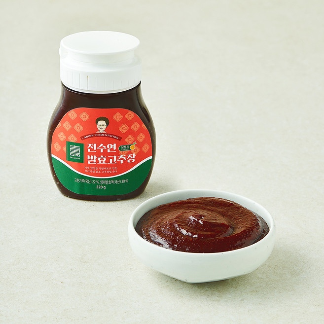 전수연 전통식품 인증 발효고추장 튜브형, 220g, 1개