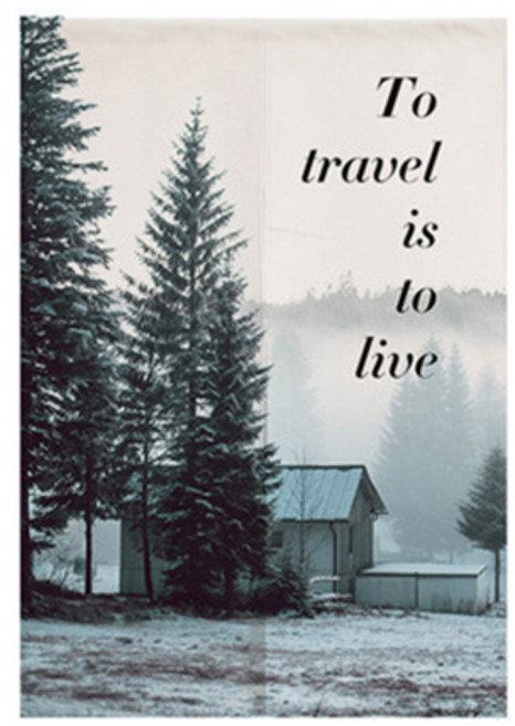 더플로우컴퍼니 갬성 만땅 북유럽 패브릭 주방 하프 도어 커튼 파티션