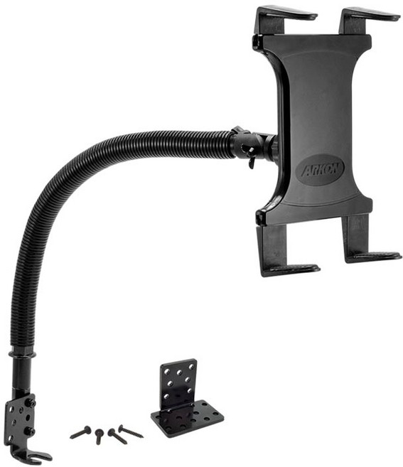ARKON 차량용 슬림그립 보조석 시트 태블릿 핸드폰 거치대 TAB-FSM, 블랙, 1개