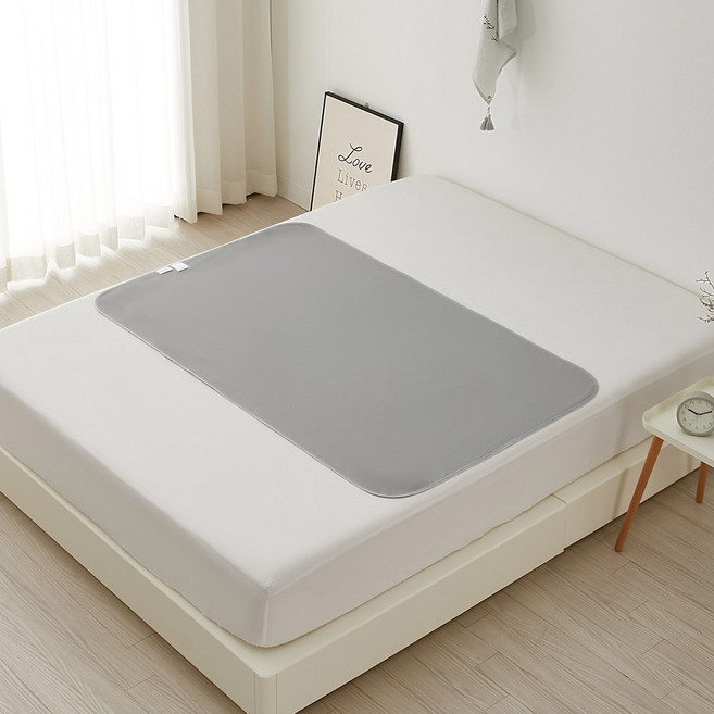 PROTECT-A-BED 防水床墊保護墊, 灰色
