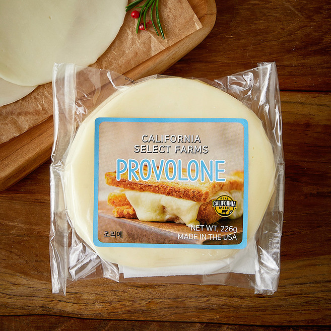 루미아노 캘리포니아 셀렉트 팜즈 프로볼로네 슬라이스 치즈, 226g, 1개, 1개입