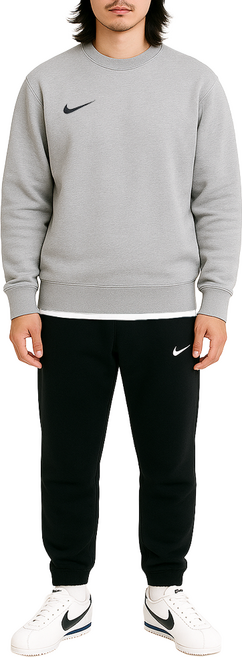 NIKE 耐吉 男款 NSW Swoosh 運動衫 + 束口褲運動套裝