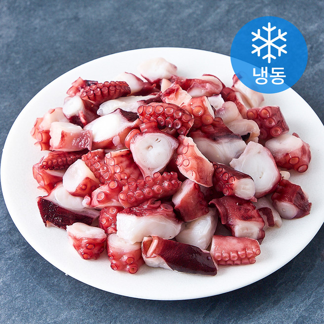 절단 자숙 문어 (냉동), 1개, 1kg