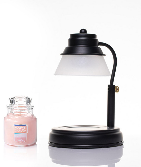 에인디 타이머 블랙 캔들워머 + 양키캔들 스몰자 104g 세트, 1세트, 핑크샌드