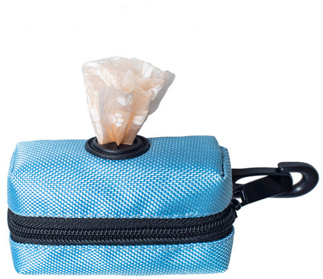 부자오빠 강아지 배변봉투 가방, 블루, 1개입, 1개