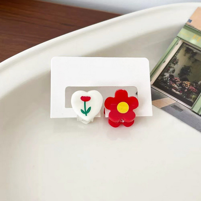 걸핀스 일로우 큐티 포인트 미니 집게핀 2종 세트 1305