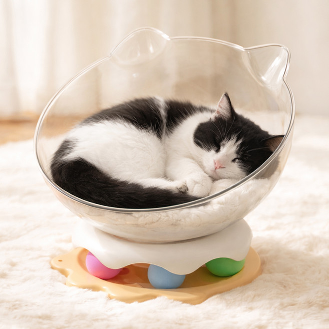 doongdoongpet 貓屋療癒壓克力透明吊床