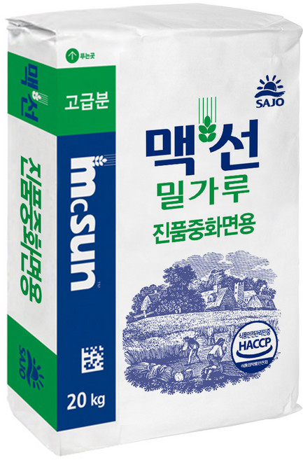 MCSUN 밀가루 진품 중화면용, 20kg, 1개
