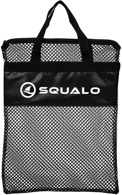 SQUALO 多功能網眼短蛙鞋袋, 黑色