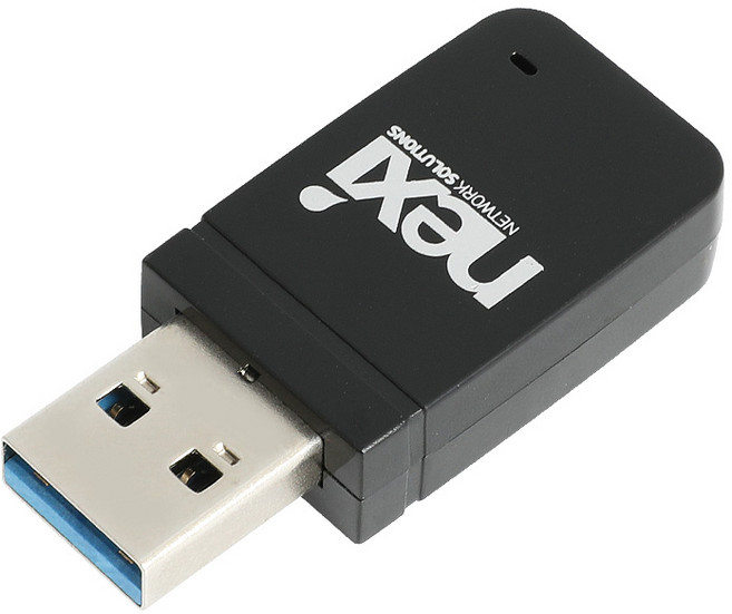 넥시 802.11ac 듀얼밴드 내장안테나 USB 3.0 무선랜카드, NX-AC1300, 1개