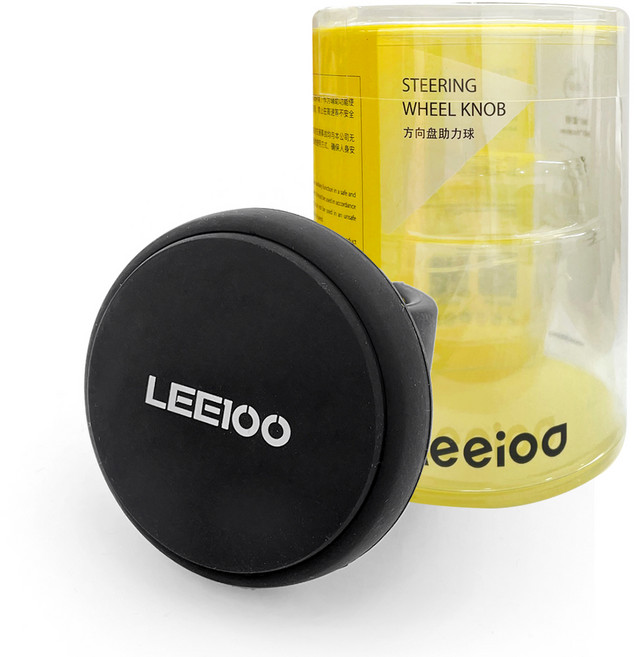 Leeioo 네임드 소프트 실리콘 파워핸들봉, 블랙