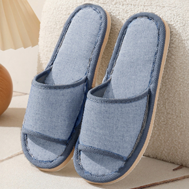 아리코 베이직 거실 실내화, 블루, 1개