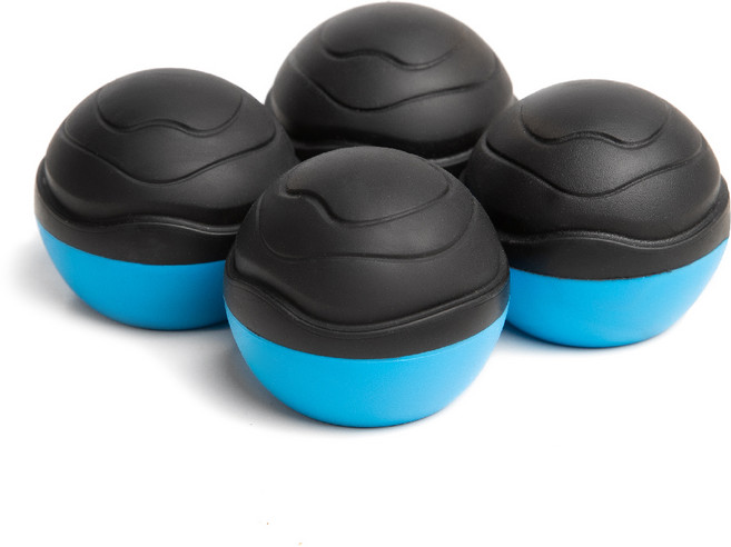 체어서퍼 코트핏 의자 발커버 타입2 4p, 블루 투톤, 1세트