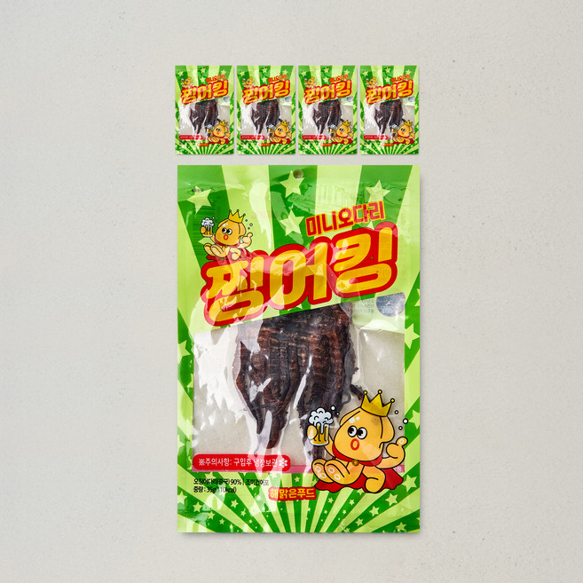 해맑은푸드 찡어킹 미니 오다리, 5개, 35g