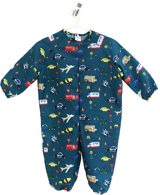 바니키즈 유아용 전신 미술가운, 자동차