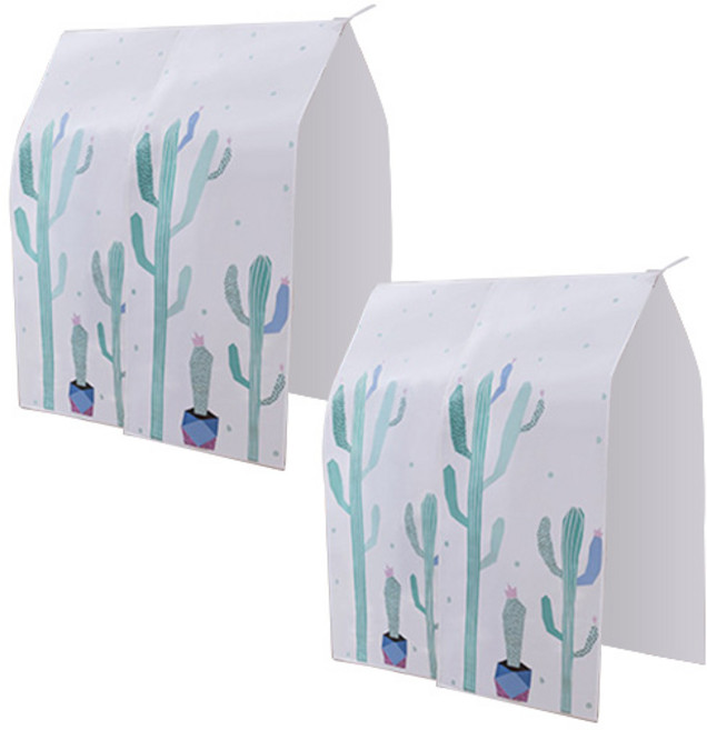 행거 드레스 커버 선인장, 1개입, 2개