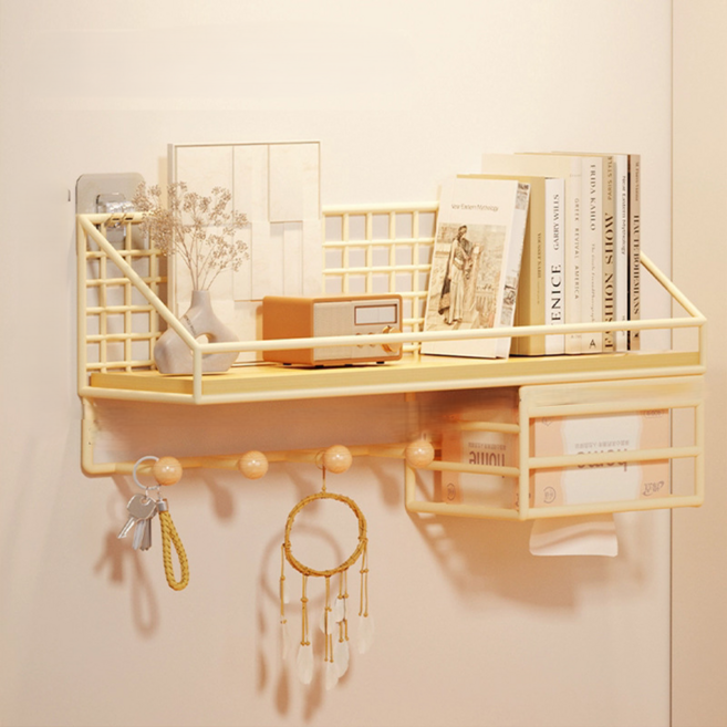 라라데이 모던 벽선반, 크림, 1단