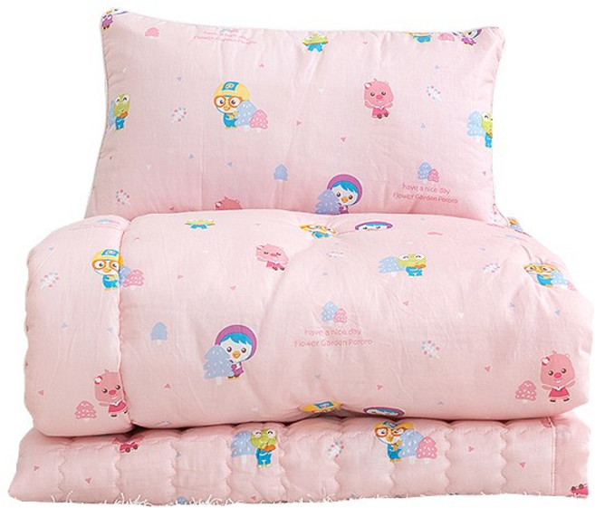 시은데코 뽀로로 트리 낮잠이불 세트 분리형, 핑크