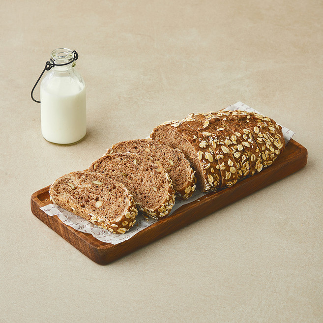 브로드카세 발효종 저당 멀티그레인 통밀브레드, 360g, 1개, 1개입