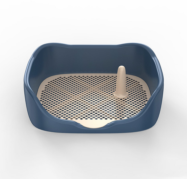 파스텔펫 강아지 모던 튐방지 배변판 FREE, 블루, 1개