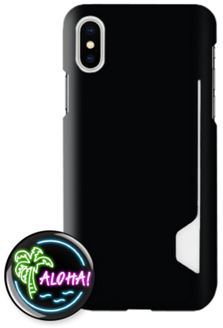 단부리 네온사인 스마트톡 3D 카드하드 휴대폰 케이스