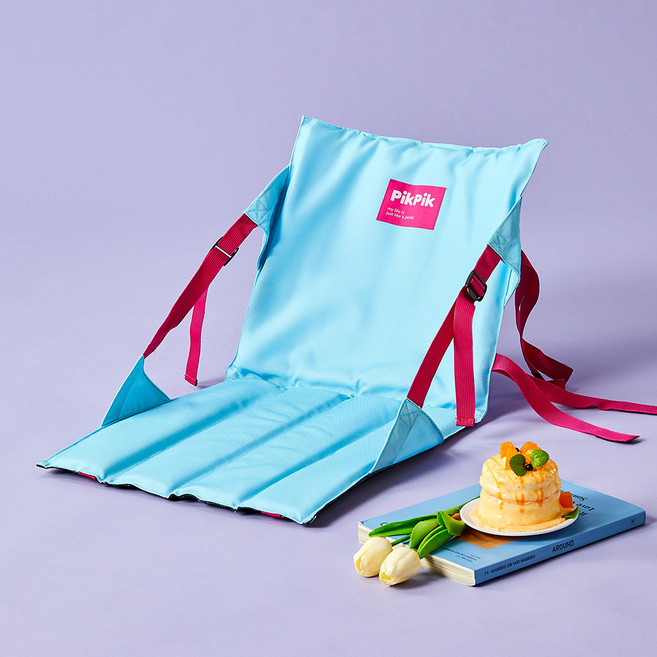 버터 샵 피크피크 그라운드체어 39 x 39 x 39 cm, 블루