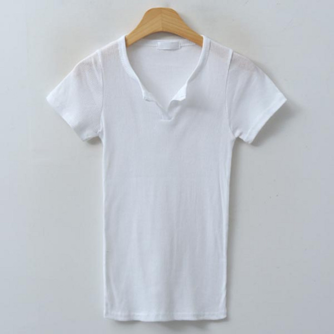 엔비룩 여성용 통기성 에린브이 티셔츠