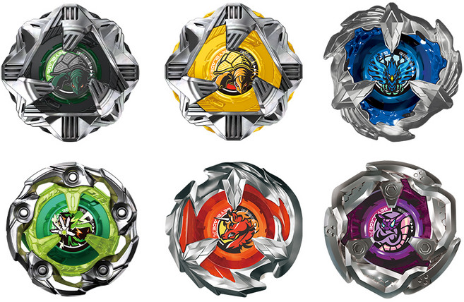 베이블레이드 X BX-35 부스터 Vol 4 배틀팽이 세트, 단품, 1세트