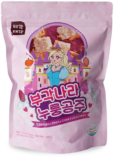 티각태각 부각나라 누룽공주, 1개, 200g