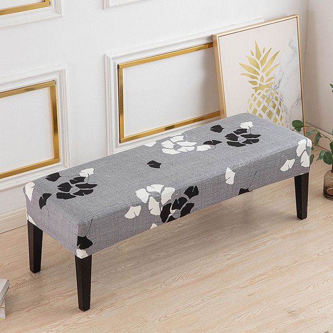 알럽홈 패턴 벤치 피아노 스툴 의자 커버 L261-0114FR, TYPE 4, 1개