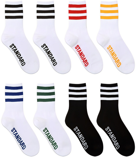 GGRN 女款 標準AA時尚襪 8雙組