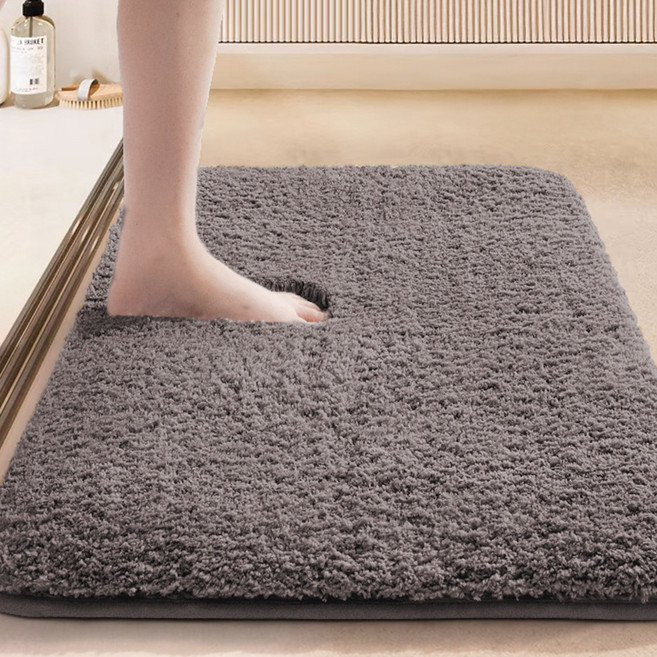 생활업글연구소 부드럽고 푹신한 발매트, 그레이