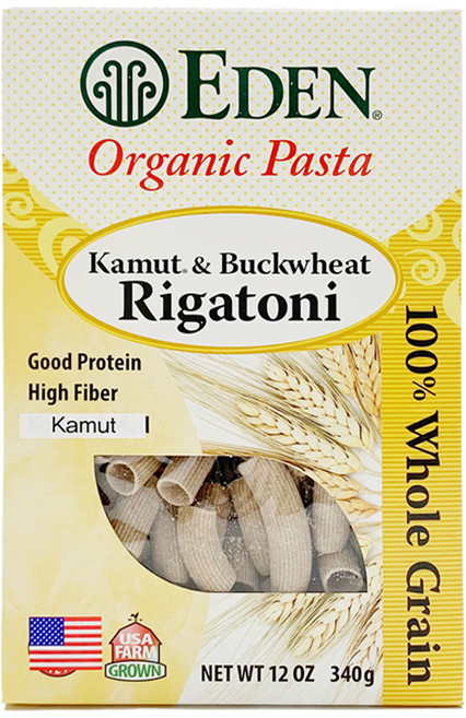 에덴 유기농 통밀 파스타 카무트 메밀 리가토니, 340g, 1개